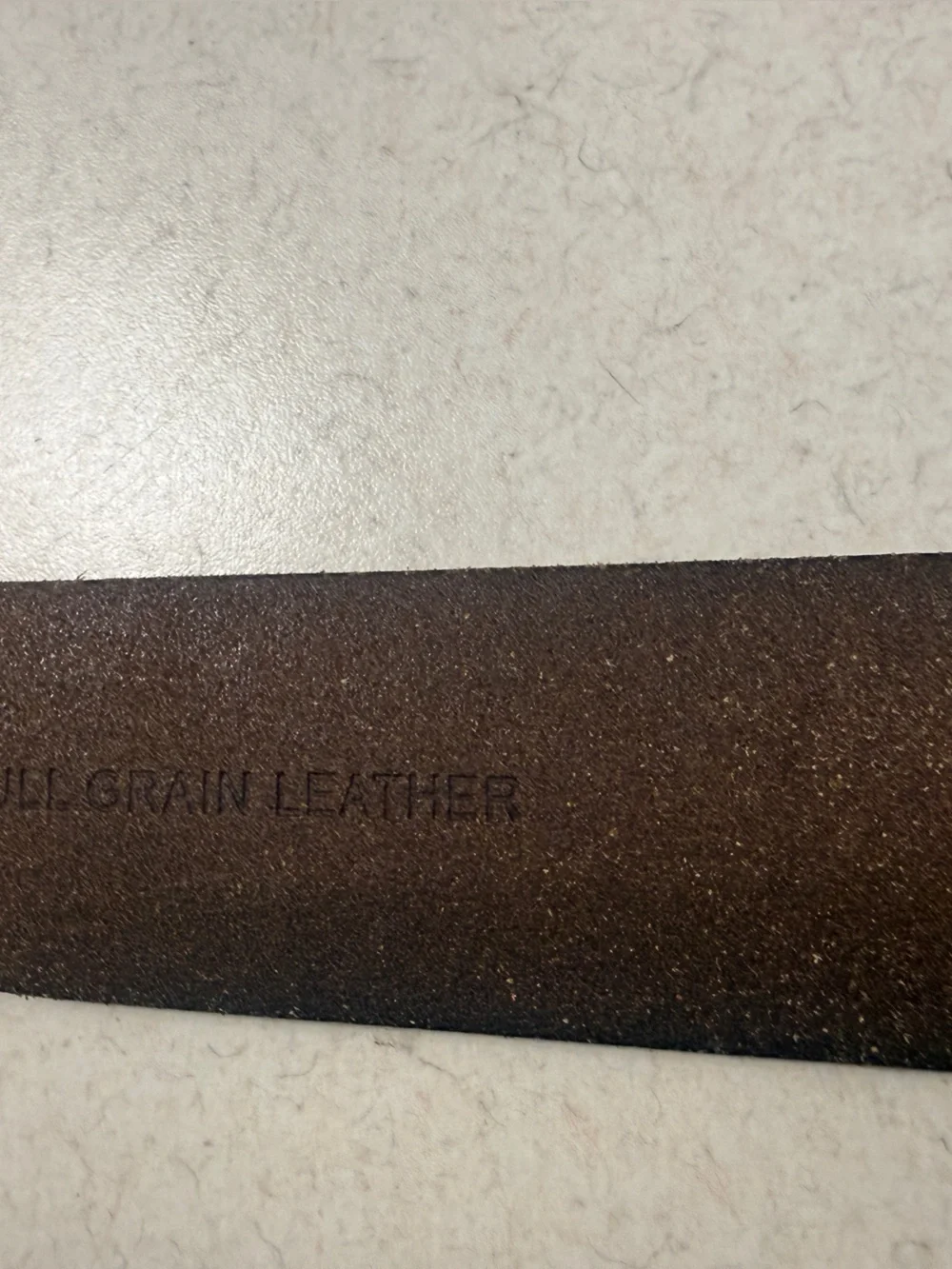 Full Grain Leather Brown Belt Strap